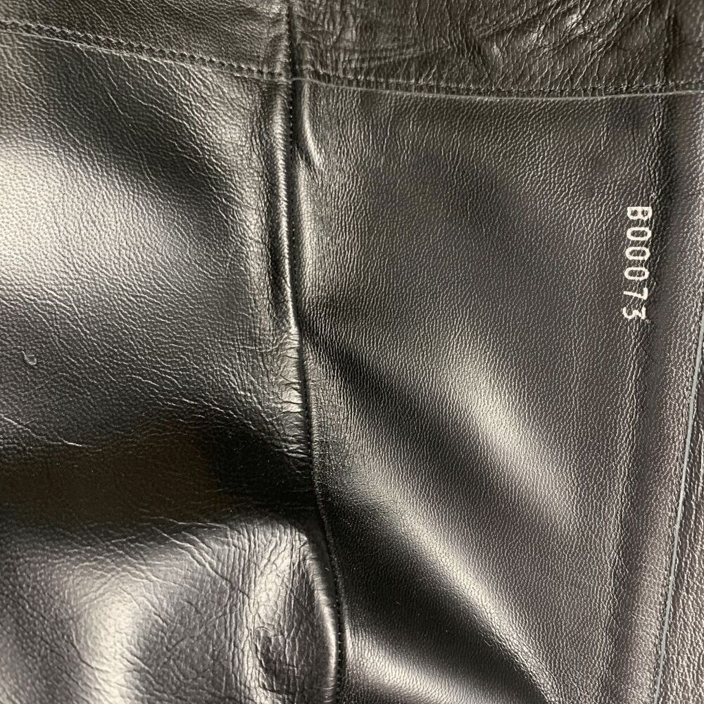Louis Vuitton Black Patent Leather Knee High Heeled Boots EU 36.5 Square Toe - Picture 10 of 10